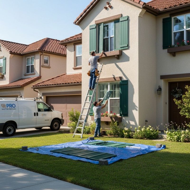 Vinyl Shutter Replacement