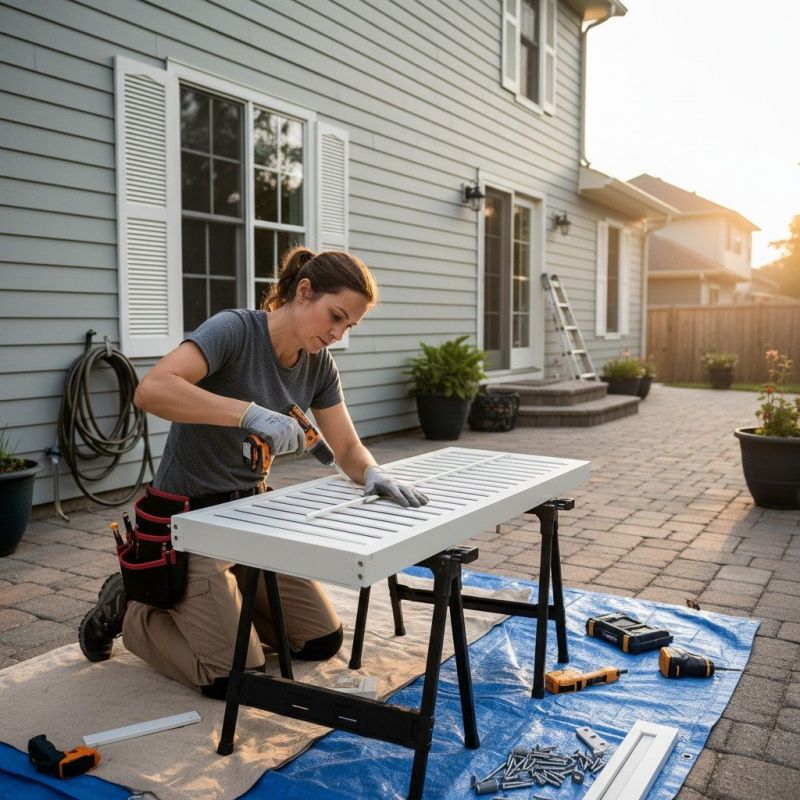 Vinyl Shutter Replacement